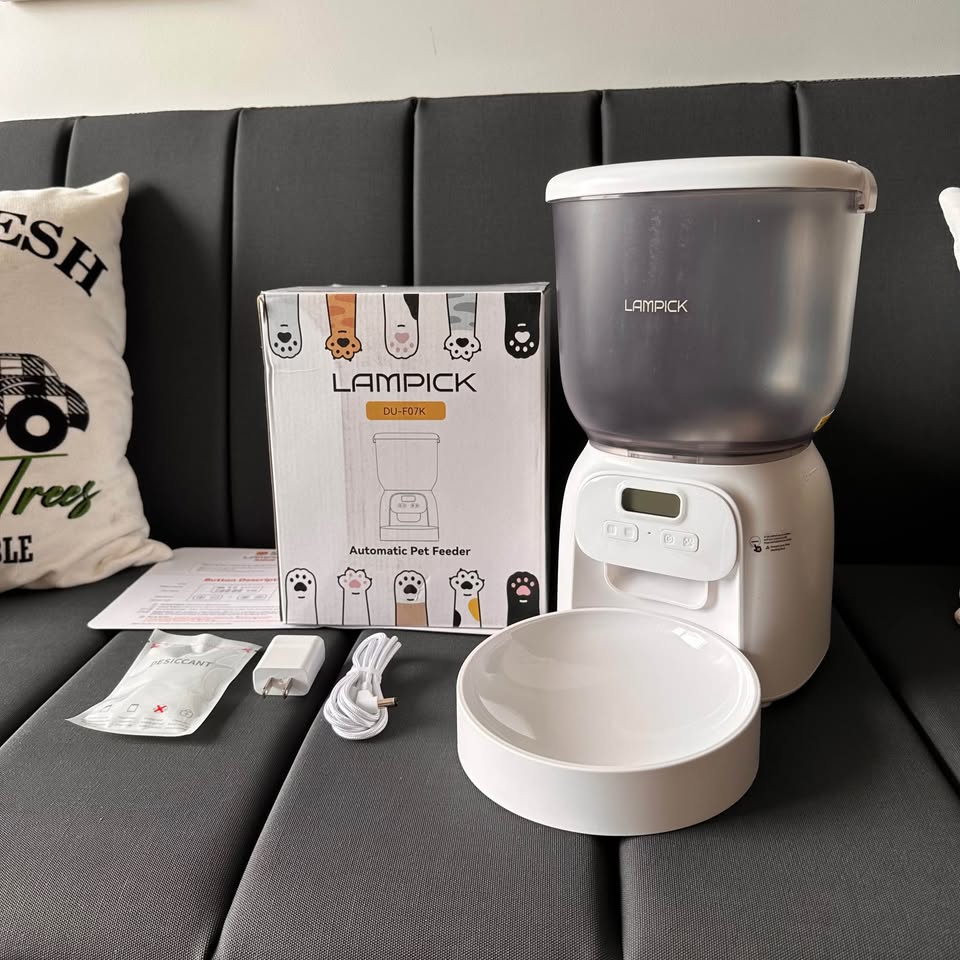 Dispensador de Comida para mascotas LAMPICK DU-F07K