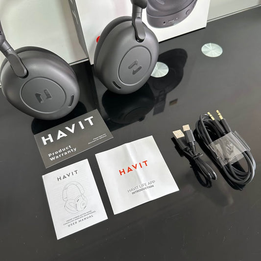 Audifonos con cancelacion de ruido activa ANC Havit H655BT