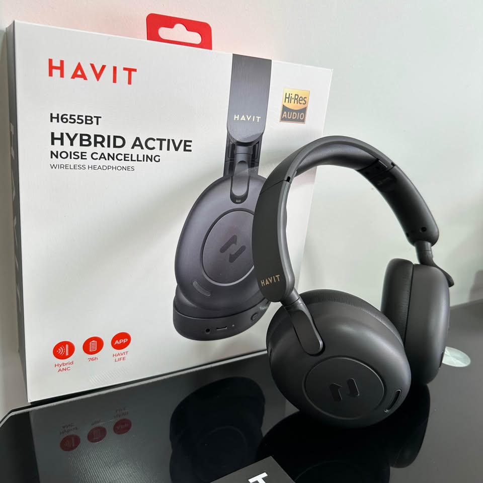 Audifonos con cancelacion de ruido activa ANC Havit H655BT