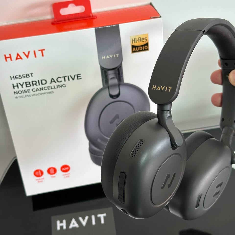 Audifonos con cancelacion de ruido activa ANC Havit H655BT