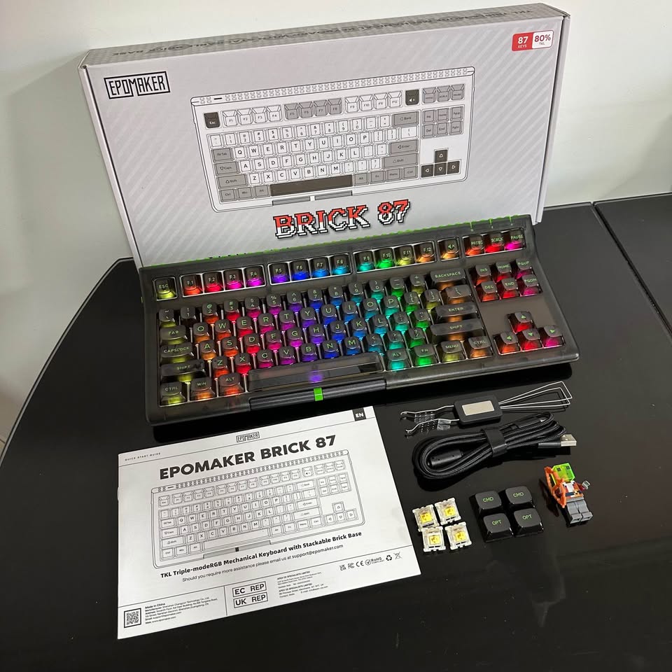 Teclado Mecanico Rgb Epomaker Brick 87