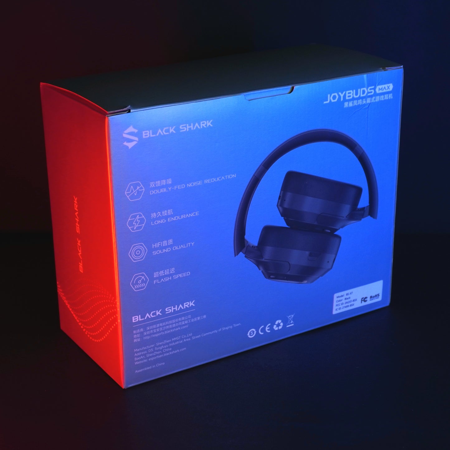 Audifonos con cancelacion de ruido activa ANC Black Shark